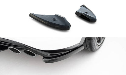 Diffusor Flaps passend für VW T-Roc R Mk1 schwarz Hochglanz