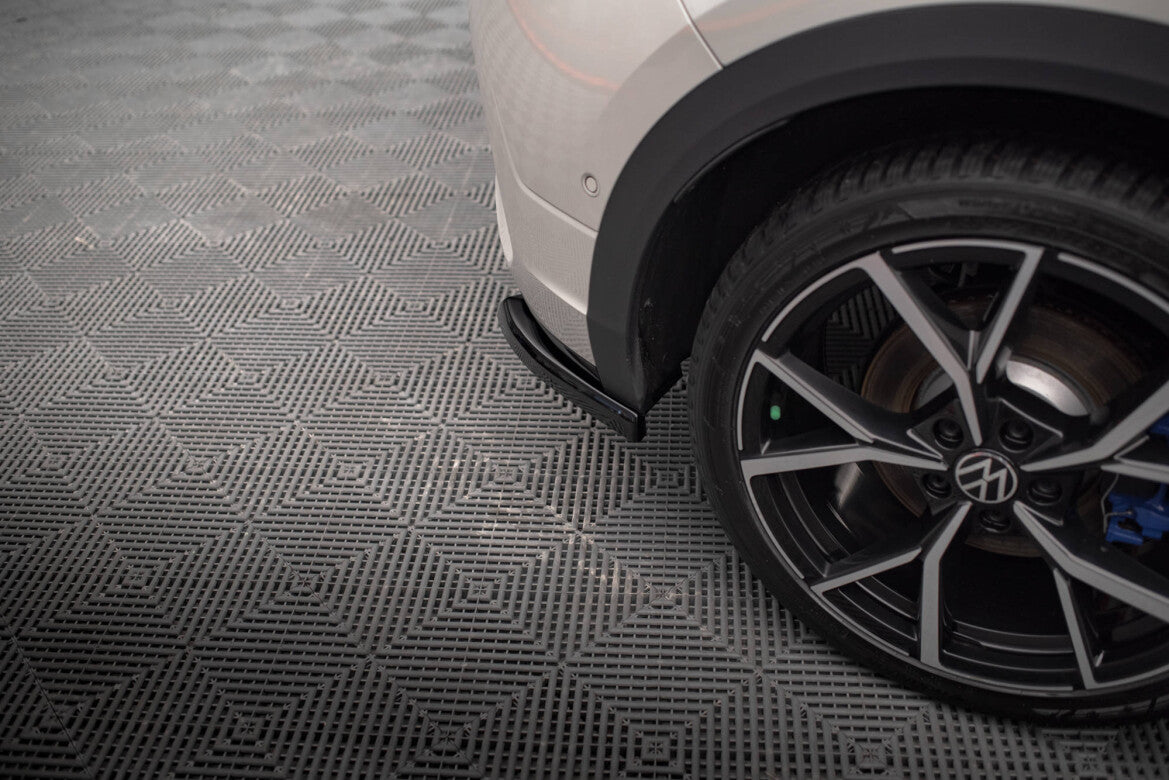 Diffusor Flaps passend für VW T-Roc R / R-Line Mk1 FL schwarz Hochglanz