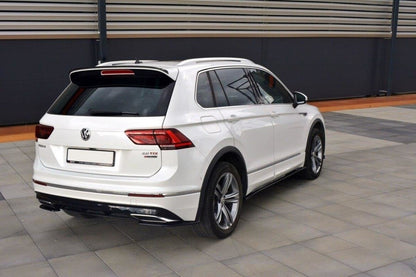Diffusor Flaps passend für Vw Tiguan Mk2 R-Line schwarz Hochglanz