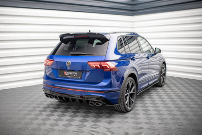 Diffusor Flaps passend für VW Tiguan R Mk2 FL schwarz Hochglanz