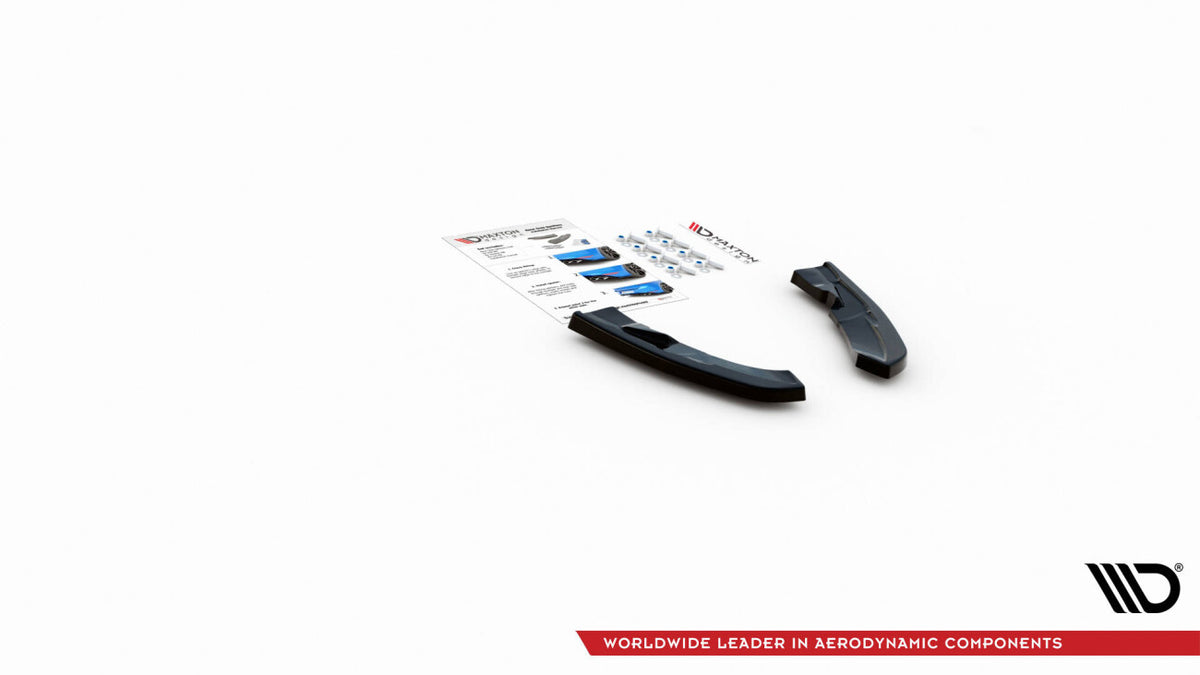 Diffusor Flaps passend für VW Tiguan R Mk2 FL schwarz Hochglanz