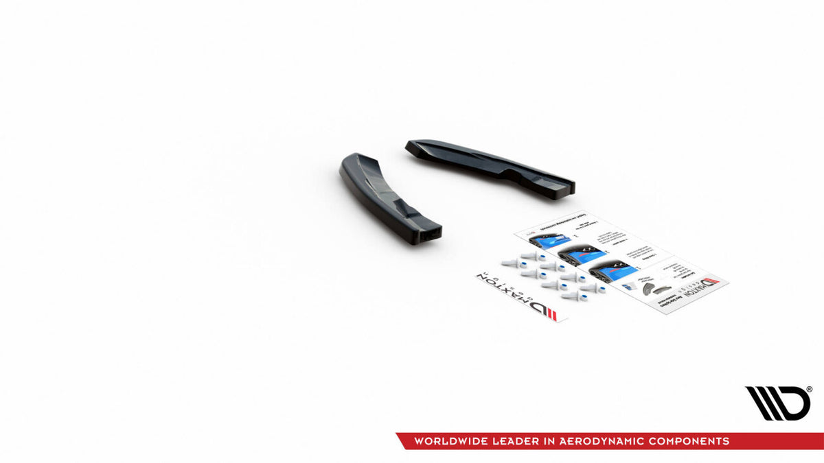 Diffusor Flaps passend für VW Tiguan R Mk2 FL schwarz Hochglanz