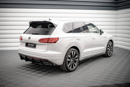 Diffusor Flaps passend für VW Touareg R-line Mk3 schwarz Hochglanz