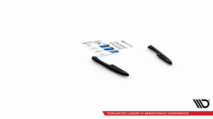 Diffusor Flaps passend für VW Touareg R-line Mk3 schwarz Hochglanz