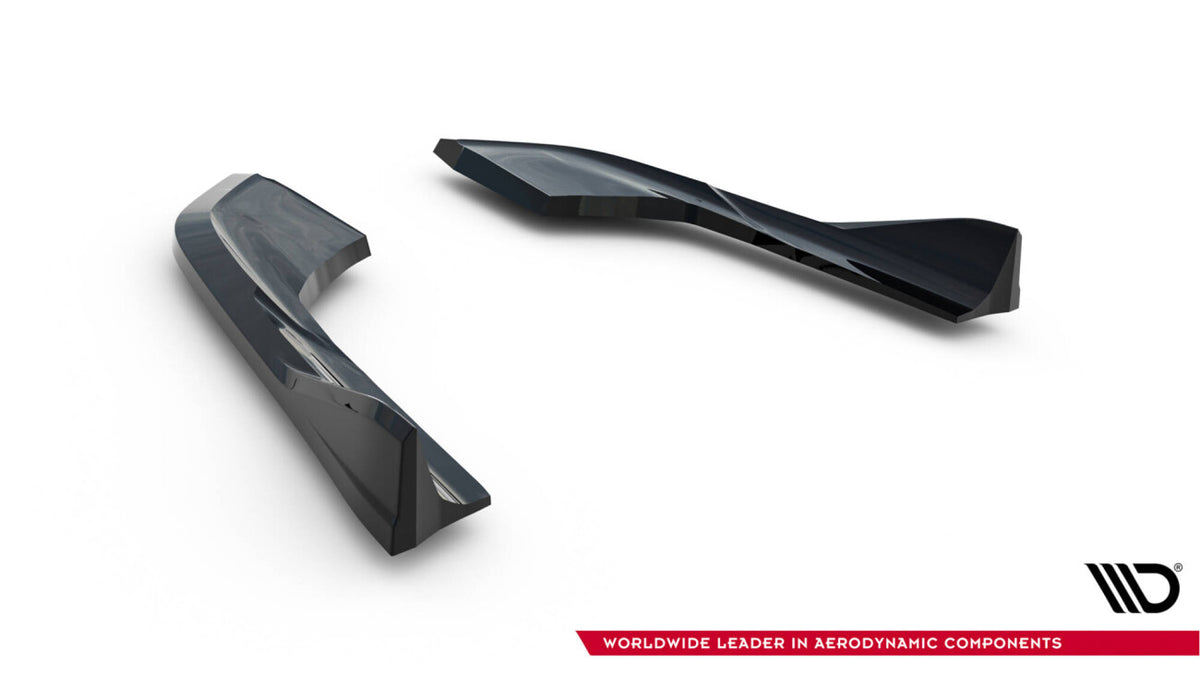 Diffusor Flaps V.1 passend für Audi A3 Limousine 8V FL schwarz Hochglanz