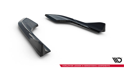 Diffusor Flaps V.1 passend für Audi A3 Limousine 8V FL schwarz Hochglanz