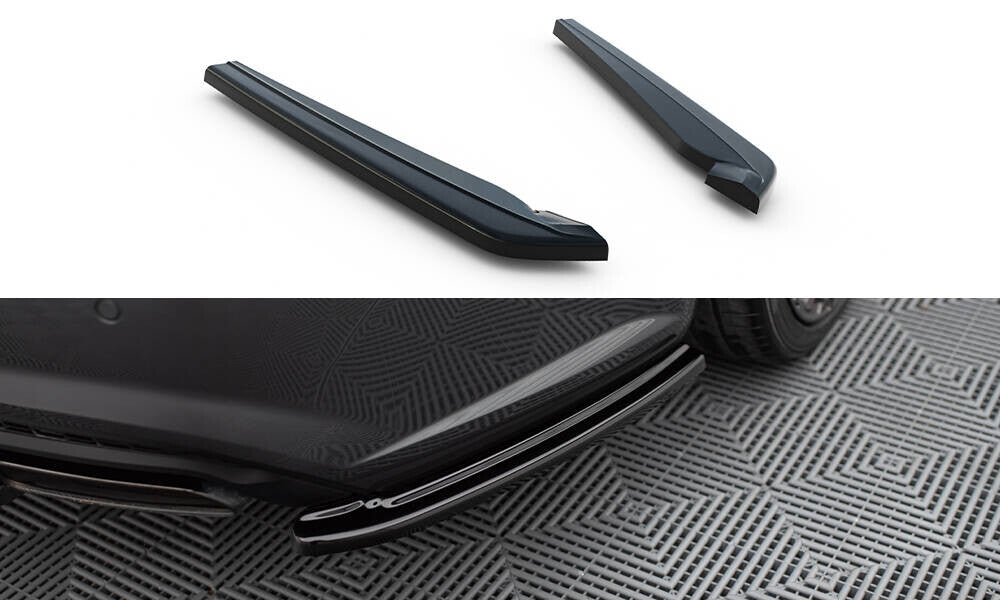 Diffusor Flaps V.1 passend für Audi A6 / A6 C7 S-line/ S6 C7 FL schwarz Hochglanz