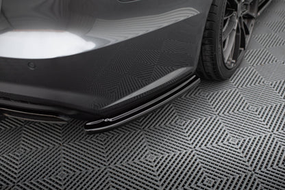 Diffusor Flaps V.1 passend für Audi A6 / A6 C7 S-line/ S6 C7 FL schwarz Hochglanz