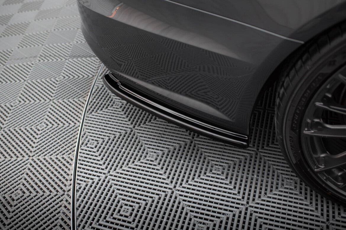 Diffusor Flaps V.1 passend für Audi A6 / A6 C7 S-line/ S6 C7 FL schwarz Hochglanz