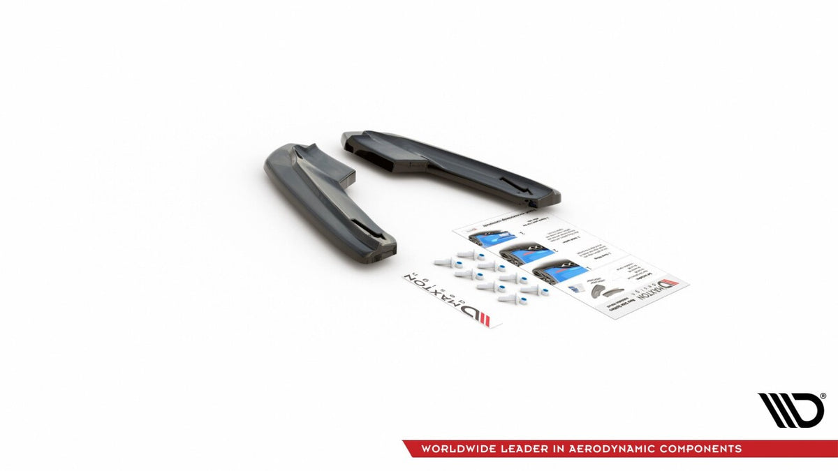 Diffusor Flaps V.1 passend für Audi RS3 8V Sportback schwarz Hochglanz