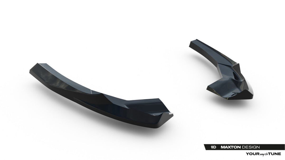 Diffusor Flaps V.1 passend für Audi RS3 Sportback 8Y Facelift schwarz Hochglanz