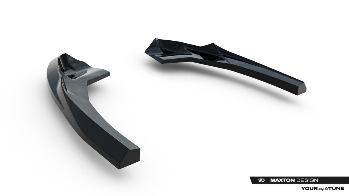 Diffusor Flaps V.1 passend für Audi RS3 Sportback 8Y Facelift schwarz Hochglanz