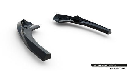 Diffusor Flaps V.1 passend für Audi RS3 Sportback 8Y Facelift schwarz Hochglanz