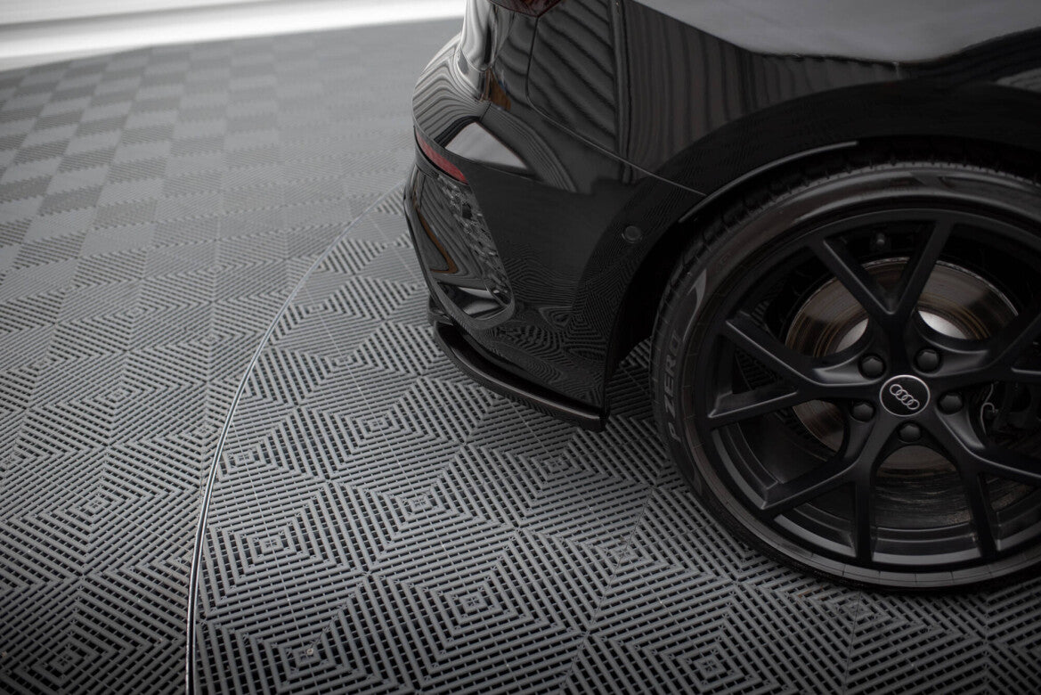 Diffusor Flaps V.1 passend für Audi RS3 Sportback 8Y schwarz Hochglanz