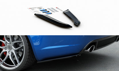 Diffusor Flaps V.1 passend für Audi RS4 Limousine B7 schwarz Hochglanz