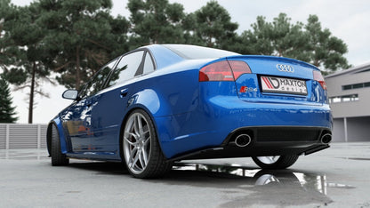 Diffusor Flaps V.1 passend für Audi RS4 Limousine B7 schwarz Hochglanz