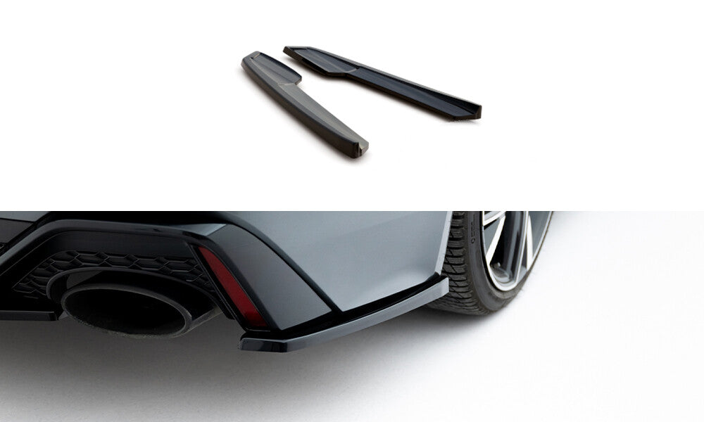 Diffusor Flaps V.1 passend für Audi RS6 C8 / C8 FL schwarz Hochglanz