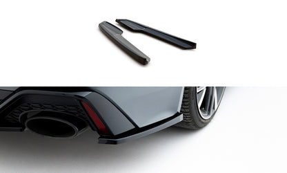 Diffusor Flaps V.1 passend für Audi RS6 C8 / C8 FL schwarz Hochglanz