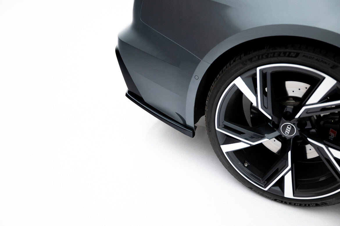 Diffusor Flaps V.1 passend für Audi RS6 C8 / C8 FL schwarz Hochglanz