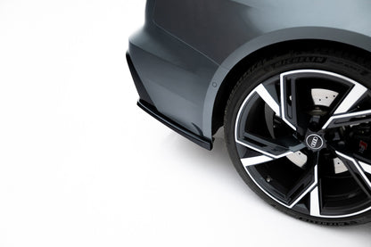 Diffusor Flaps V.1 passend für Audi RS6 C8 / C8 FL schwarz Hochglanz