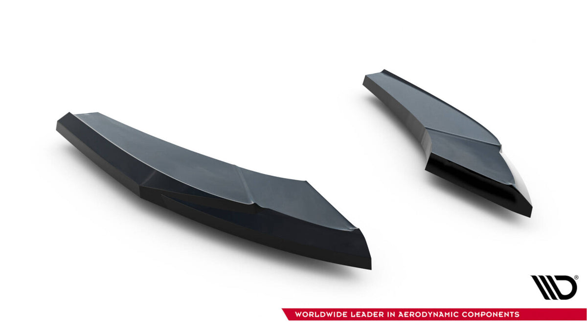 Diffusor Flaps V.1 passend für Audi S3 Limousine 8Y FL schwarz Hochglanz