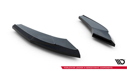 Diffusor Flaps V.1 passend für Audi S3 Limousine 8Y FL schwarz Hochglanz