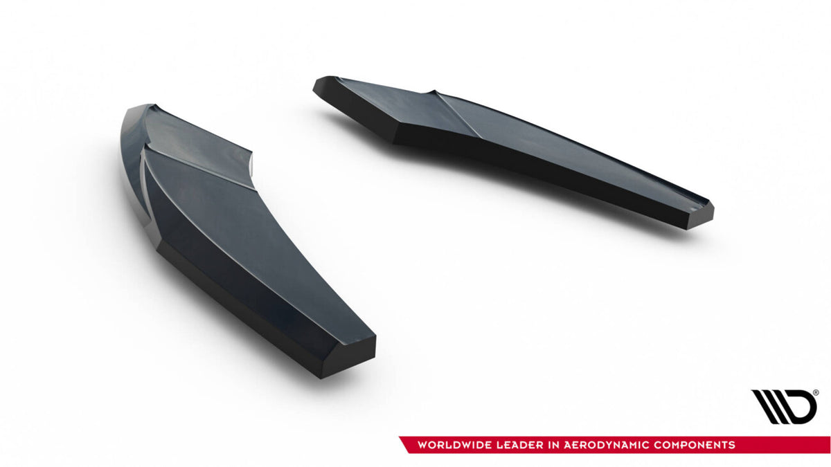 Diffusor Flaps V.1 passend für Audi S3 Limousine 8Y FL schwarz Hochglanz