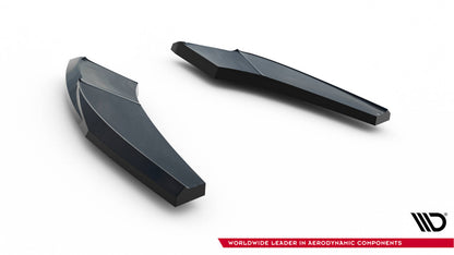 Diffusor Flaps V.1 passend für Audi S3 Limousine 8Y FL schwarz Hochglanz