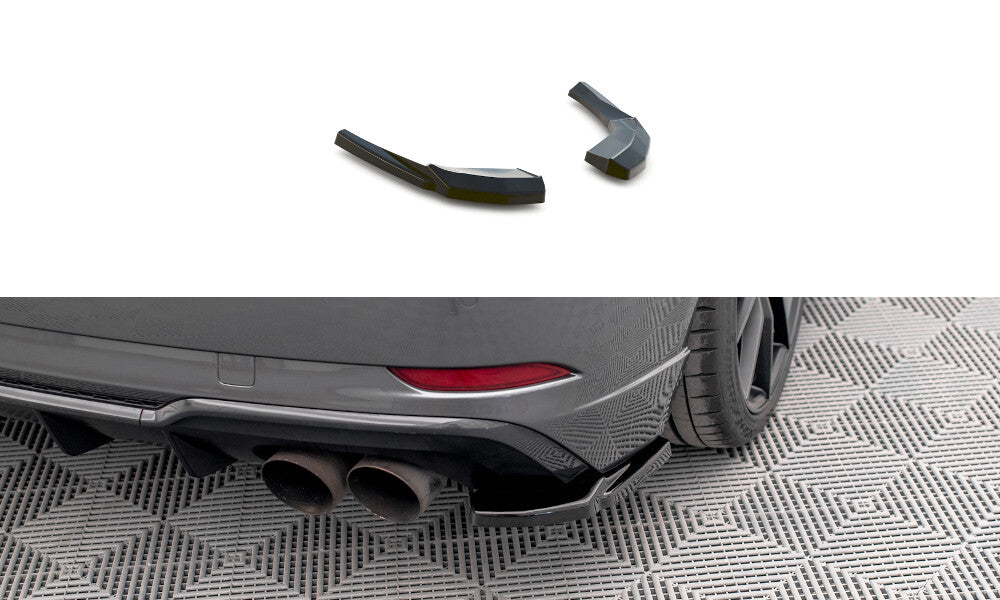 Diffusor Flaps V.1 passend für Audi S3 Sportback 8V FL schwarz Hochglanz