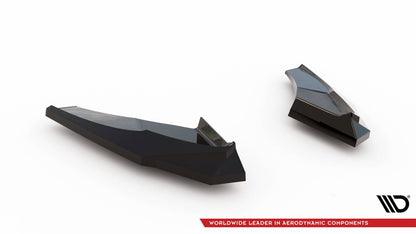 Diffusor Flaps V.1 passend für Audi S3 Sportback 8Y FL schwarz Hochglanz