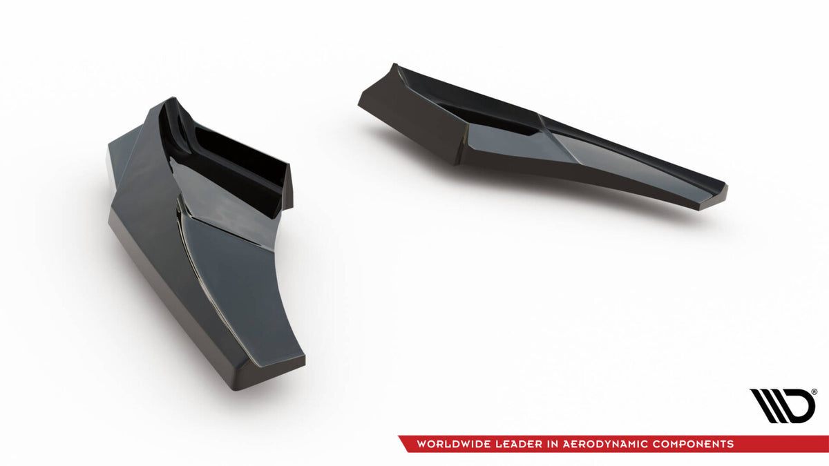 Diffusor Flaps V.1 passend für Audi S3 Sportback 8Y FL schwarz Hochglanz