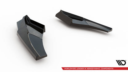 Diffusor Flaps V.1 passend für Audi S3 Sportback 8Y FL schwarz Hochglanz