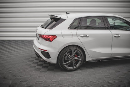 Diffusor Flaps V.1 passend für Audi S3 Sportback 8Y schwarz Hochglanz