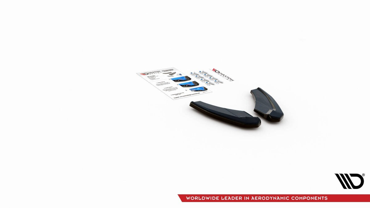 Diffusor Flaps V.1 passend für Audi S3 Sportback 8Y schwarz Hochglanz