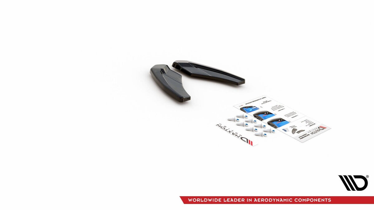 Diffusor Flaps V.1 passend für Audi S3 Sportback 8Y schwarz Hochglanz