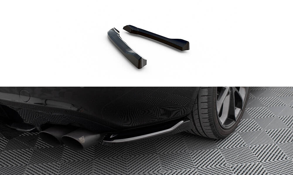 Diffusor Flaps V.1 passend für Audi S5 / A5 S-Line Coupe / Cabriolet 8T schwarz Hochglanz