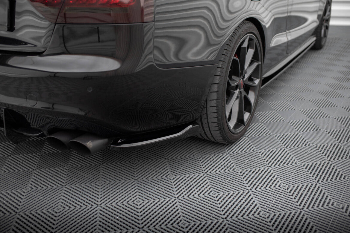 Diffusor Flaps V.1 passend für Audi S5 / A5 S-Line Coupe / Cabriolet 8T schwarz Hochglanz