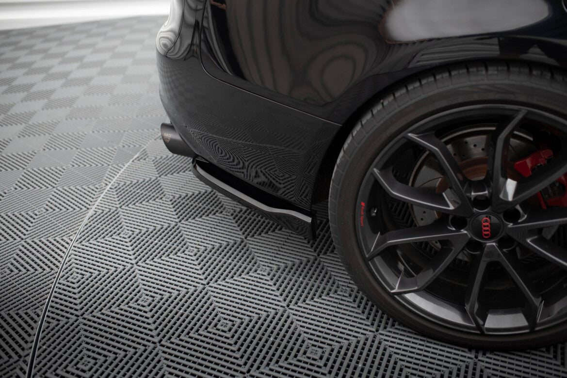 Diffusor Flaps V.1 passend für Audi S5 / A5 S-Line Coupe / Cabriolet 8T schwarz Hochglanz