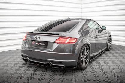 Diffusor Flaps V.1 passend für Audi TT S-Line 8S schwarz Hochglanz