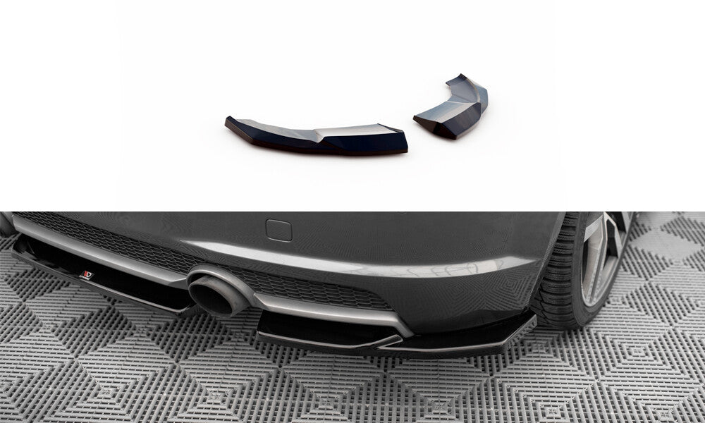 Diffusor Flaps V.1 passend für Audi TT S-Line 8S schwarz Hochglanz