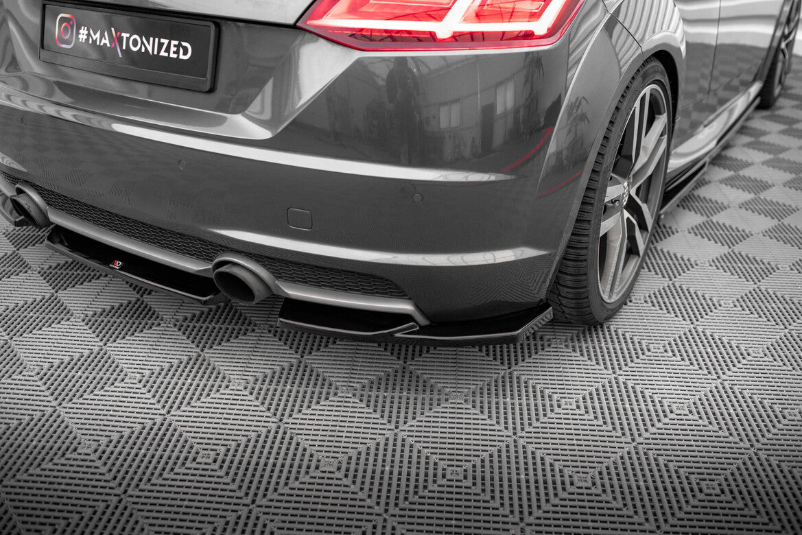 Diffusor Flaps V.1 passend für Audi TT S-Line 8S schwarz Hochglanz