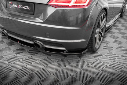 Diffusor Flaps V.1 passend für Audi TT S-Line 8S schwarz Hochglanz
