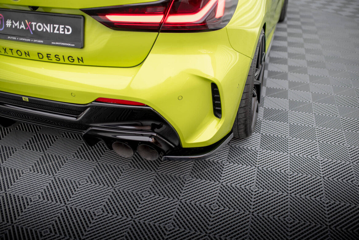 Diffusor Flaps V.1 passend für BMW 1er F40 M-Paket / M135i / 128ti schwarz Hochglanz