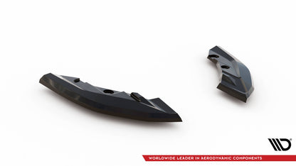 Diffusor Flaps V.1 passend für BMW 1er M-Paket F70 schwarz Hochglanz