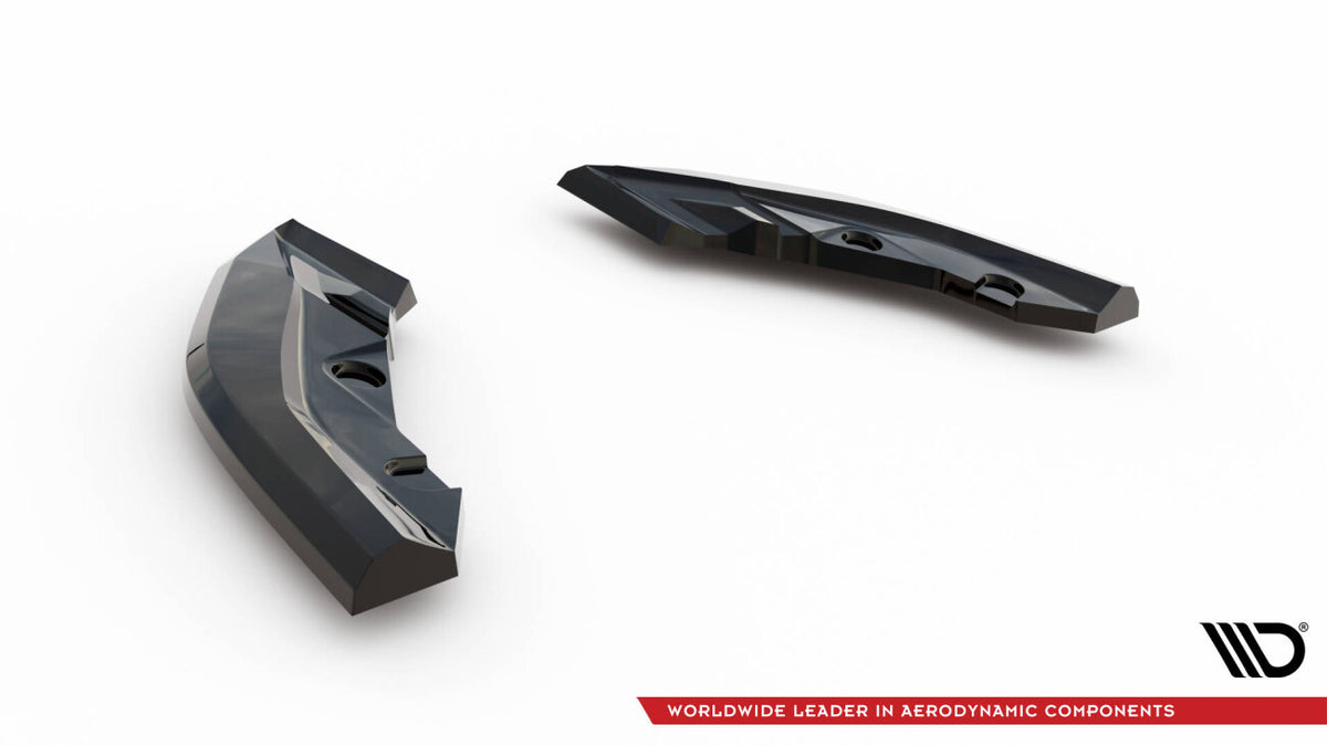 Diffusor Flaps V.1 passend für BMW 1er M-Paket F70 schwarz Hochglanz