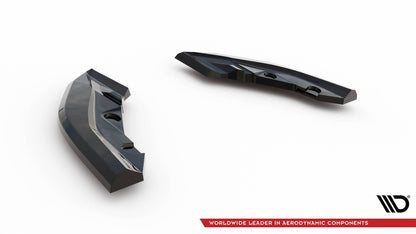 Diffusor Flaps V.1 passend für BMW 1er M-Paket F70 schwarz Hochglanz