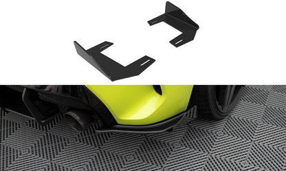 Diffusor Flaps V.1 passend für BMW 1er M-Paket / M135i / 128ti F40 schwarz Hochglanz
