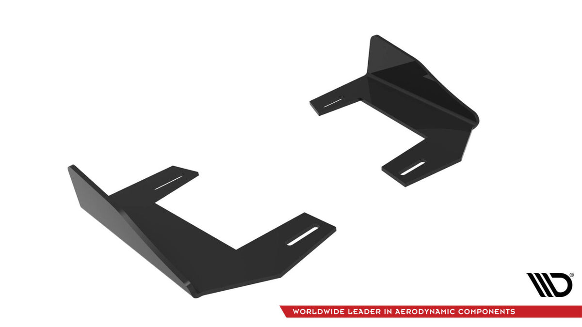 Diffusor Flaps V.1 passend für BMW 1er M-Paket / M135i / 128ti F40 schwarz Hochglanz