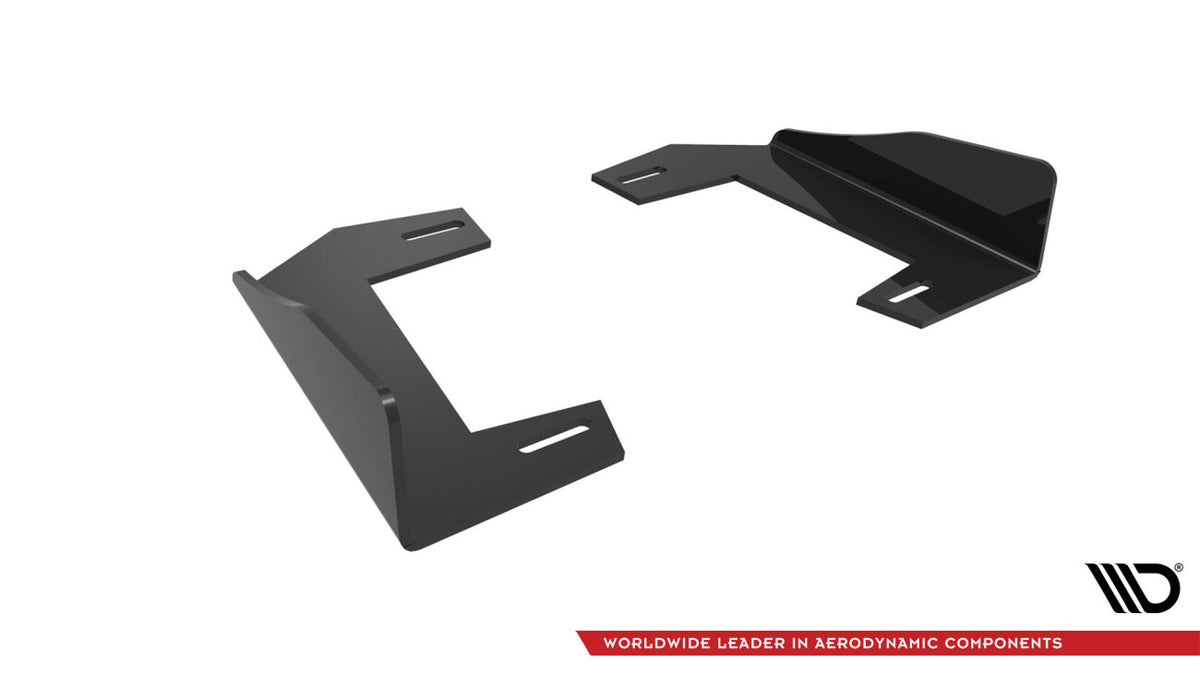 Diffusor Flaps V.1 passend für BMW 1er M-Paket / M135i / 128ti F40 schwarz Hochglanz