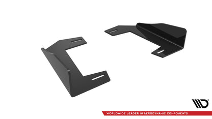 Diffusor Flaps V.1 passend für BMW 1er M-Paket / M135i / 128ti F40 schwarz Hochglanz
